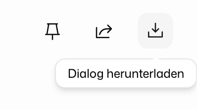 Symbolleiste mit hervorgehobener Aktion Dialog herunterladen